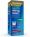 GoodSense Laste Allergia Meditsiin, 24-tunnine Loratadiini suukaudne lahus 5 mg/5 ml, värvivaba, mitteuimastav antihistamiin, viinamarjamaitse, vanuses 2 ja vanemad, 8 oz