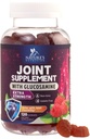 Ühine tugi Gummies Glükosamiin Plus E-vitamiin - Looduse ühine tugilisa juhusliku ebamugavuse jaoks selja, põlvede ja käte jaoks - Kõhre ja liigeste tervise ja paindlikkuse tugi - 120 kummikut
