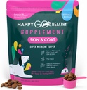 Naha ja kate täiendused koertele | Probiootilised ja prebiootilised eelised looduslike lõhe Omega 3-dega, et aidata teie koeral särada seestpoolt | Kõik tõud, vanused ja suurused | 120 loend