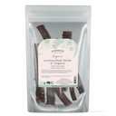 Starwest Botanicals Orgaaniline kuivatatud lagritsa juurikaikad 6" - maitsetaimed lahtise lehe tee segud, kommid ja küpsetatud kaubad, lõigatud ja sifted, sertifitseeritud Kosher, Non-GMO - 4 oz Pouch