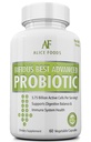 Fast Natural Bloating Relief - Bifidus Parim täiustatud probiootikum 60 päeva + Kombucha juhend - Premium probiootikumid meestele ja naistele - sooleprobleemide, puhituse, kõhulahtisuse, gaasi, põie, UTI jaoks