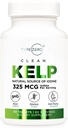 Tüüp Zero puhas Kelp Joodi tabletid (60 Servings, 325 MCG Per Serving) - looduslik allikas joodi Sea Kelp, Non-GMO, Gluteenivaba