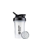 BlenderBottle Classic V2 Shaker pudel sobib ideaalselt valgukokteiliks ja eeltreeninguks, 20-kordne, selge / must
