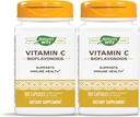 Nature's Way C-vitamiin 500 mg koos bioflavonoididega, 1000 mg C-vitamiini portsjoni kohta, 100 kapslit, pakend 2