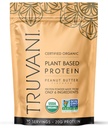 Truvani Vegan Hernevalgupulber | Maapähklivõi | 20g Orgaaniline Taimne Valk | 10 Servings | Keto | Gluteen & Piimavaba | Madala carb | Lisatud suhkur