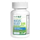 HealthA2Z® Mucus Relief DM | Dextromethorphan HBr 20mg | Guaifenesiin 400mg | No Benzene | Köha, kohe vabanev, katmata (120 loend (1. pakk))