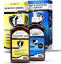 BAXYL & BaxylGI komplekti pakend - (6 fl oz iga) - hüaluroonhappe ühine lisand ja Hylarunonan Amaferm Prebiootiline seeditav lisand.