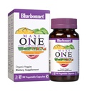 Bluebonnet Nutrition Maxi One (koos rauaga), täistoiduga mitu, ensüümid, energia, elulisus, gluteenivaba, kosher, piimavaba, taimetoitlane sõbralik, sojavaba, mitte-GMO, 90 köögiviljakapsel, 3 kuu pakkumine, beež