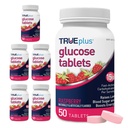 TRUEplus® Glükoosi tabletid, Vaarikamaitse - 50 loend (pakk 6)
