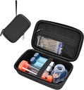 ProCase Hard Carry Case for astma inhalaator, Portable Inhaler Spacer Reisikott täiskasvanutele lastele, Masks Astma tarvikud Holder, Astma Kits Korraldaja Võrgutaskuga - Black
