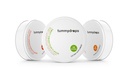 Tummydrops Organic Ginger Goodness Pack (1 tin iga Spicy Ginger, Sweet Ginger Pear, & Double Ginger Peach). Gluteenivaba & vegan. 54 Individuaalselt pakitud orgaanilist ingverit