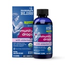 Emme Bliss Organic Baby Elderberry tilgad, immuunsüsteemi toetamine vitamiinide, prebiootikumide, tsingi ja orgaanilise Echinacea, vanus 4 kuud +, 3 Fl Oz (36 serveerimist)
