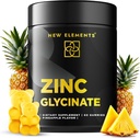Tsinkglütsinaatkummid täiskasvanutele | Tsink Toidulisandid 50mg | Toetab immuunsüsteemi tervist | Metabolism | Nahahooldusvahend | Vegan | Mitte-GMO | Gluteenivaba | Looduslik ananassimaitse | uute elementide järgi