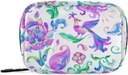 Akvarelllinnud Paisley Pill Box 7 Day Pill Case Bag Travel Pill Korraldaja kott koos Zipper Portable Weekly Case Compact Suurus Vitamiini täienduse hoidja