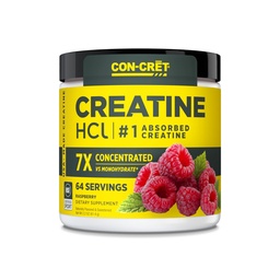 CON-CRET Creatine HCl Powder | Lihas-, Kognitiivne, Cellular Energy Support | No Bloating or Cramps | USA Made & NSF Certified | Vaarika (64 Serving)