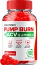 Pump Burn Keto ACV Gummies - Keto Pump Burn Gummies Reviews, Pump Burn Keto + ACV Gummies for Weight Management B12 Burn Pump Advanced 1000mg valem (1 Pack - 60 Gummies)