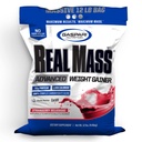 Gaspari Nutrition Real Mass: Advanced Weight Gainer, Valk ja Complex Carb Blend, 50g Valk, 16g EAAs, Gluteenivaba, 12 naela (Maasikas Piimakokteil)