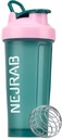 Proteiin Shaker Bottle - Sport Blender pudelid valgu segud ja raputab - 28 Oz, Leak-Proof, raputustopsid valgu laaste, Pre-workout (roheline), Medium, NJB 28-Oz