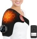 Comfytemp juhtmeta õlakütte pad Rotator Cuff Pain Relief, Elektriline Soojendusega Õlavarre Wrap App Control Wireless, Kingitused Ema Isa, 9 Soojus 10-30 Timers (No Massage S/M)