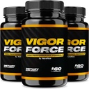 (3 Pack) Vigor Force for Men, Vigor Force High Performance Valem, Ametlik Vigor Force Mees pillid 8.50, Premium Ingredients for Maximum Effectiveness, Vigor Force Reviews VigorForced (180 kapslit)
