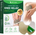 Põlvereljeef Patches, Põlvepastad, Kuumapastad liigese seljakaelale, Taimsed Patches Põlvele, Wormwood Väljavõte Knee, Pikk Püsiv Relief Lihastele, Kuni 12 Hrs | 40 Count