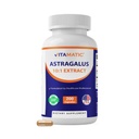 Vitamatic Astragalus Capsules 200 Veg Capsules - 10: 1 Astragalus Extract 500mg - Non- GMO, Gluteenivaba