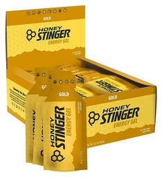 Honey Stinger Gold Energy Gel, Gluteenivaba ja kofeiinivaba, treeninguks, jooksmiseks ja jõudluseks, spordi toitumine kodus ja jõusaalis, Pre ja keskmine treening, 24 Pack, 26,4 Ounce