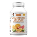 ANDREW LESSMAN vitamiin C 500 kompleks 60 kapslit - mitte-Atsiidne C-vitamiin pluss tsitruselised Bioflavonoidid immuunsüsteemile ja antioksüdantide toetuseks, maohäired puuduvad, väikesed kergesti neelatavad kapslid