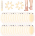 Tarpop 100 Pcs Blister Bandages Hüdrokolloid Blister Pads kreeni veekindel Gel Liimiribad Kaitsmed Jalavarvaste (Single Style)