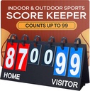 Upstreet Scoreboard / Score Keeper sise- ja välispordi jaoks - Ping Pongi / Baseballi / tennise / korvpalli tulemustabel või Varsity Scoreboards / Volleyball Scorekeeper - Portable Scoreboard Flips kuni 99