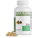 Bronson Maca juur Lepidium Meyenii Mitte- GMO , 250 taimetoitlast kapslit