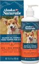 Alaska Naturals - Wild Alaska Salmon Oil Formula Dog Food Topper - EPA ja DHA Omega-3 - toidulisand tervislikule nahale, läikiv mantel - valmistatud USAs - 15,5 oz. Pudel