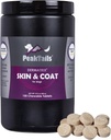 Kala Health PeakTails naha ja karva tugi koertele - 150 närimistabletti MSM-i, kalaõli, Omega-3 ja Omega-6-ga - toetab tervislikku nahka, läikivat karva