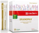 Šveits BRAINOMAX 20 Powder Sticks, Brain Booster Supplement, Kirss-Vanilla Maitse tsitikoliiniga, N-atsetüül-L-karnitiin, Nootropic Brain Supplements mälu ja fookus, Kognitiivne tugi
