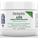 Theraplex AIM - Anti Itch Cream (2 oz) - 1% hüdrokortisoon Itchy Skin Relief, niisutav Kreem ekseemi, Seborrheic Dermatitis. Lastele ohutu. Leevendab sügelevat nahka maksimaalse tugevusega.