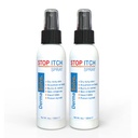 Dermasolve Stop Itch Spray 100% orgaanilise Neem õli, peanaha ja keha psoriaasi leevendamiseks, kuiv nahk, hammustused, päikesepõletus, põletused ja lööbed