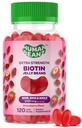Biotiin Jelly Bean Gummy vitamiinid, ekstra tugevusega biotiin juustele, nahale ja küüntele, 5000 μg serveerimise kohta, juuste kasvu vitamiinid meestele ja naistele, 120 maasika Blast Jelly Oad, Kosher