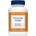 Vitamiin Shoppe Psyllium Husks - Plantago Ovata Fiber toidulisand, mis toetab korrapärasust ja tervislikku kolesterooli, 840 mg serveerimise kohta - Gluteenivaba (600 kapslit)