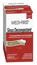 Medique Products Medi-First 80933 Sinus Decongestant, 100-pakendid 1 (pakend võib erineda), punane