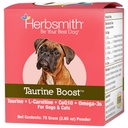 Herbsmith Tauriini Boost - südame ja südame toetus koertele ja kassidele - Tauriini lisand koerte ja kasside südame tervisele - CoQ10, tauriini ja L-karnitiiniga koertele - 75 g