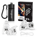 Hearproteki kontserdi kõrvatropid, 2Pairs Reusable High Fidelity Musician Ear Plugs for Concerts Loud Music-Noise Reduction Kõrvakaitse kõrvatropid Rave, Festival, Music, Tinnitus Relief