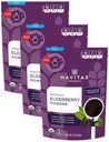 Navitas Organics Elderberry Powder, 3oz Bag, 28 Servings - Organic, Non-GMO, 100% Terve Elderberry Powder Immune Support (Pack of 3)