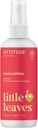 ATTITUDE Hand Sanitizer Spray lastele ja täiskasvanutele, EWG Kontrollitud, Reisi suurus, Dermatoloogiliselt testitud, Taimede ja mineraalide baasil, Vegan, Mango, 3.5 Fl Oz (Spray Bottle)