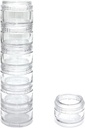 HaiSea Weekly Travel Pill Planner-Monthly Pill Korraldaja, Daily Month Pill Box-Separate AM/PM Koostistes Värvid erinevad
