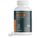 Bronsoni biotiin 10 000 mcg, toetab tervislikke juukseid, nahka ja küüneid, taimetoitlasi, mitte-GMO-d, 150 tabletti