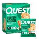 Quest Nutrition White Chocolate Macadamia Protein Cookie, 15g Valk, 1g Suhkur, 2g Net Carbs, Keto Sõbralik, Kõrge Valk, Madala Süsivesikusisaldusega; 4 Count