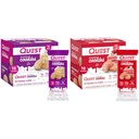 Quest Frosted Cookies Twin Pack with Birthday Cake 1g Suhkur 10g Valk 2g Net Carbs Gluteen Free 8 Count ja maasikakook 1g Suhkur 10g Valk 2g Net Carbs Gluteen Free 16 Küpsised