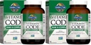 Eluaed Vitamiin K2 ja K1, vitamiinikood Vegan K kompleks luu tugevuseks ja südame terviseks, Omega rikkalik linaseemneõli, jälgede mineraalid, probiootikumid, 60 päeva pakkumine, (pakk 2)