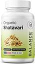 Orgaaniline Shatavari 1200mg, 60 kapslit - imetamist toetavad vitamiinid, hormonaalne tasakaal naistele, Asparagus Racemosus Juur