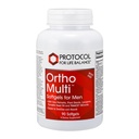 PROTOKOLL LIFE BALANCE Ortho Multi Softgels for Men - Multivitamiin eesnäärme terviseks - Saw Palmetto, Tsink & CoQ10 - Mehed Daily Multivitamiini - Rauavaba - 90 Softgels